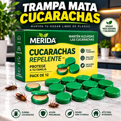 Trampa Mata Cucarachas Merida™ | Acción 24/7