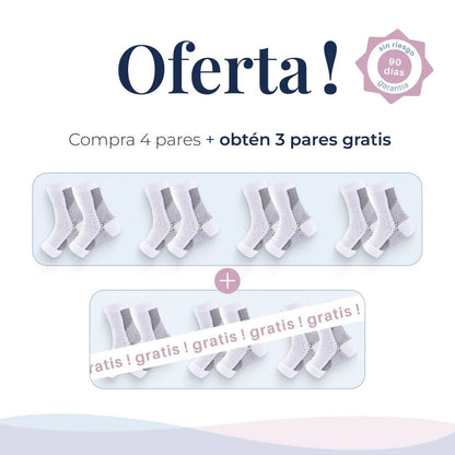 Medias De Compresión - Obtén Alivio Instantáneo De Pies Hinchados Y Adoloridos