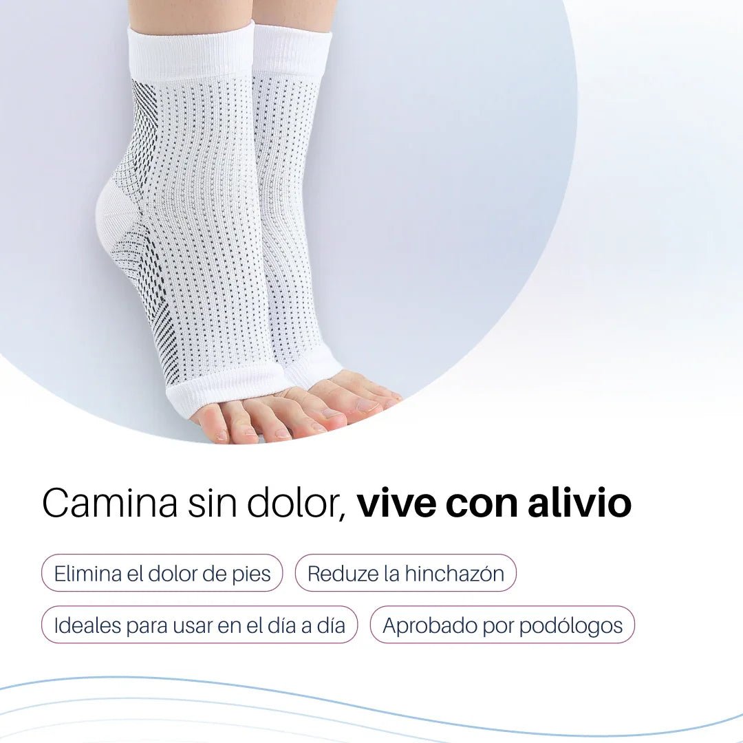 Medias De Compresión - Obtén Alivio Instantáneo De Pies Hinchados Y Adoloridos